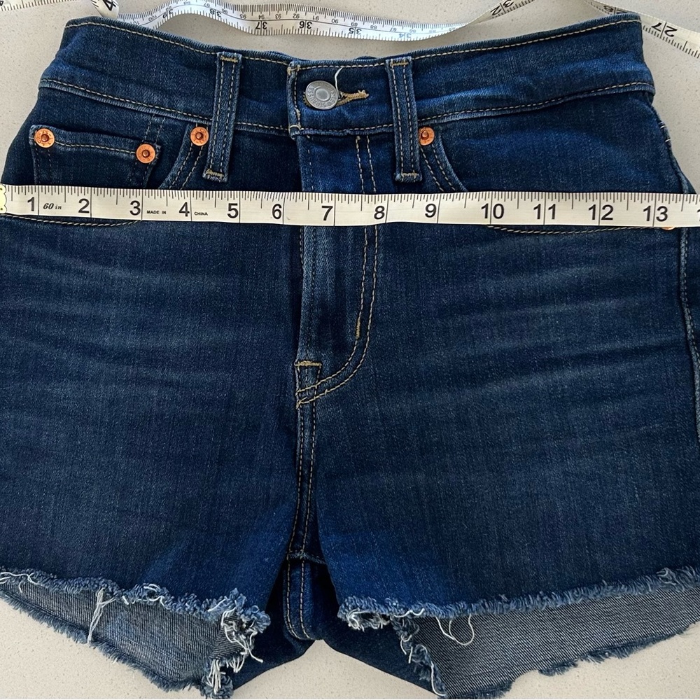 Levi's Dark Blue Jean Shorts